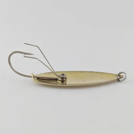 Vintage Captain Mikes Aqua Dream Weedless Aqua Dream, 2/5oz Gold / yellow Scale fishing spoon #24317