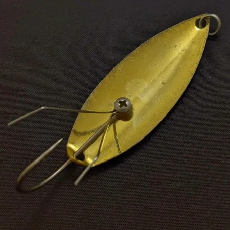 Vintage Captain Mikes Aqua Dream Weedless Aqua Dream, 2/5oz Gold / yellow Scale fishing spoon #24317