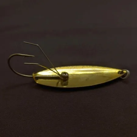 Vintage Captain Mikes Aqua Dream Weedless Aqua Dream, 2/5oz Gold / yellow Scale fishing spoon #24317