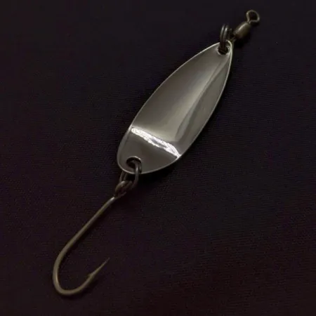 Vintage Hildebrandt Spinners Hildebrandt Little Shaver 3, 1/16oz Nickel fishing spoon #24318