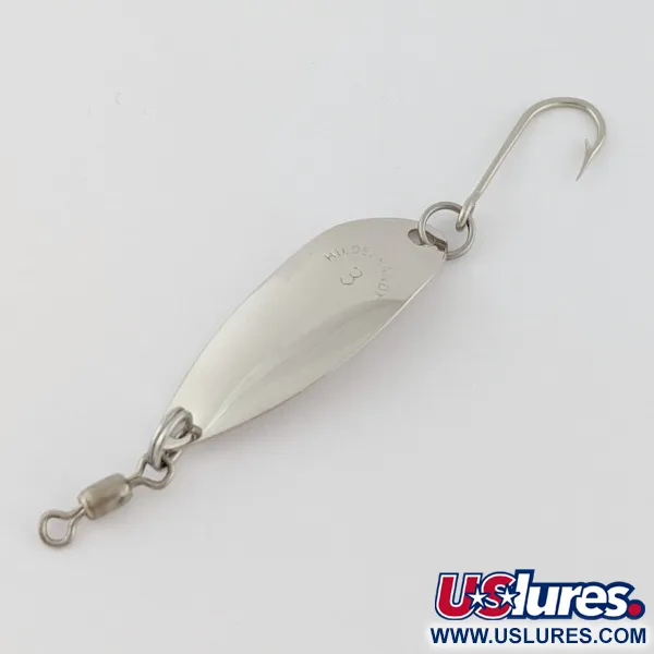 Vintage  Hildebrandt Spinners Hildebrandt Little Shaver 3, 1/16oz Nickel fishing spoon #24318