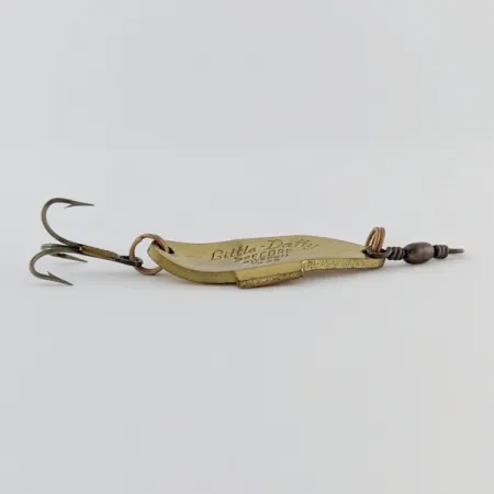 Vintage Abu Garcia Abu Little Daffy, 1/4oz gold/red fishing spoon #24319