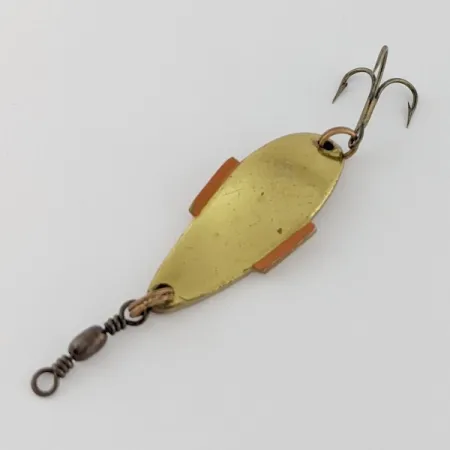 Vintage Abu Garcia Abu Little Daffy, 1/4oz gold/red fishing spoon #24319