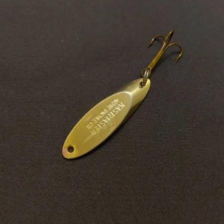Vintage Acme Kastmaster, 1/4oz gold fishing spoon #24325