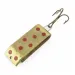 Vintage   Jake's Lures Lil Jake , 1/3oz gold/red fishing spoon #24326