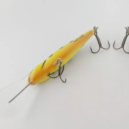 Vintage Salmo Perch 12 Floating, 1 1/4oz Hot Perch fishing lure #24329