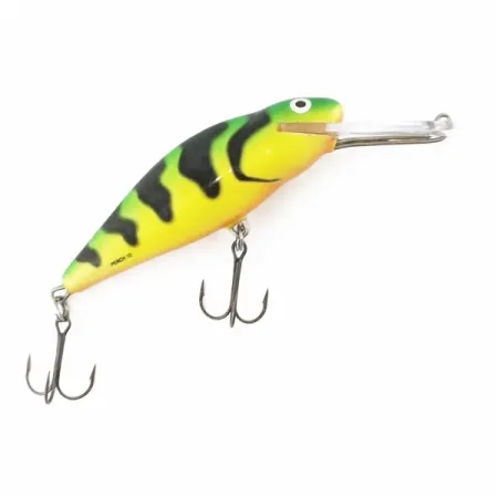 Vintage Salmo Perch 12 Floating, 1 1/4oz Hot Perch fishing lure #24329