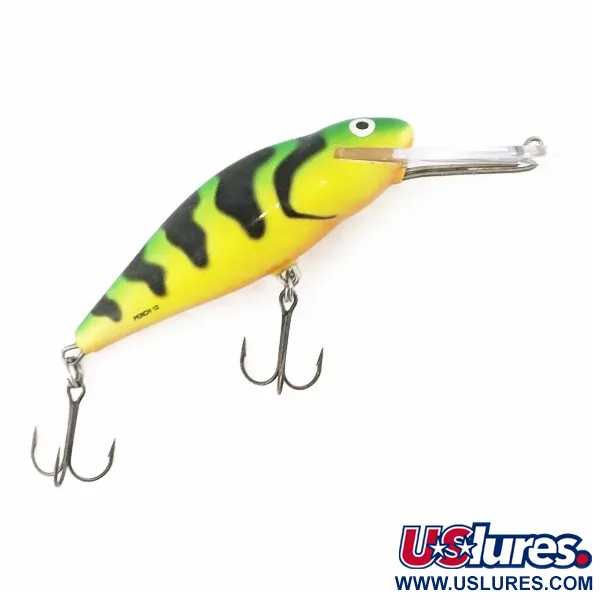 Vintage   Salmo Perch 12 Floating, 1 1/4oz Hot Perch fishing lure #24329