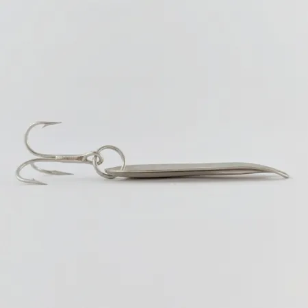 Vintage Luhr Jensen Hot Shot W, 3/64oz nickel fishing spoon #24333