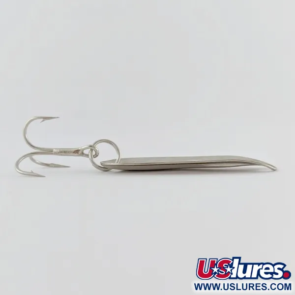 Vintage   Luhr Jensen Hot Shot W, 3/64oz nickel fishing spoon #24333