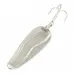 Vintage   Luhr Jensen Hot Shot W, 3/64oz nickel fishing spoon #24333