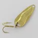 Vintage   Luhr Jensen Hot Shot W, 3/64oz gold fishing spoon #24334