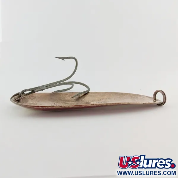 Vintage  Eppinger Dardevle Huskie Junior Detroit (1950s) , 2oz nickel/red fishing spoon #24338
