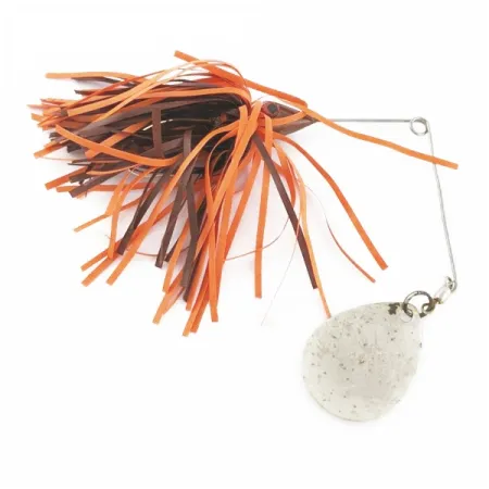 Vintage Bomber the Classics bushwacker spinnerbait, 2/5oz nickel/orange spinning lure #24340