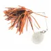 Vintage   Bomber the Classics bushwacker spinnerbait, 2/5oz nickel/orange fishing #24340