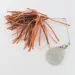 Vintage   Bomber the Classics bushwacker spinnerbait, 2/5oz nickel/orange fishing #24340