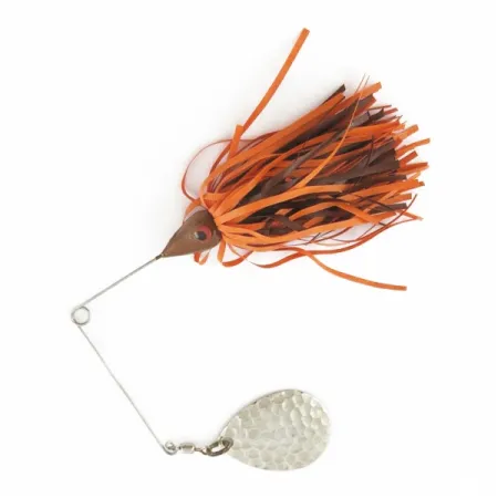 Vintage Bomber the Classics bushwacker spinnerbait, 2/5oz nickel/orange spinning lure #24340