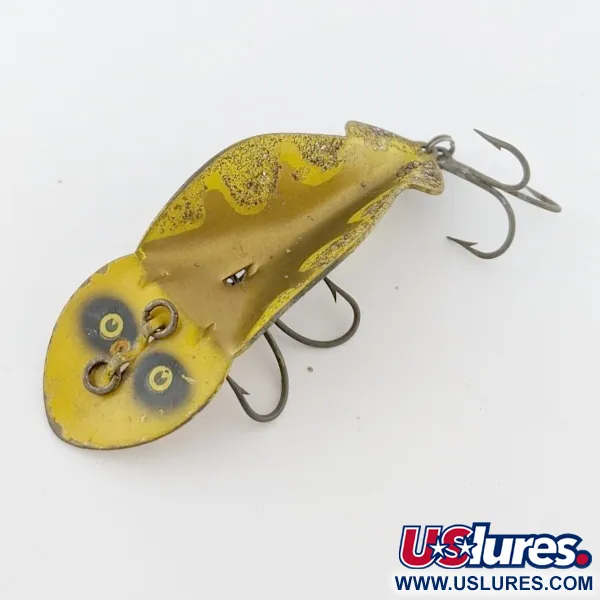 Vintage   Buck Perry Spoonplug, 1/2oz gold fishing spoon #24341