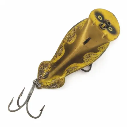 Vintage Buck Perry Spoonplug, 1/2oz gold fishing spoon #24341