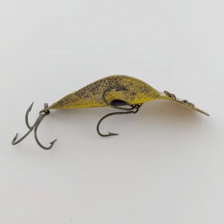 Vintage Buck Perry Spoonplug, 1/2oz gold fishing spoon #24341