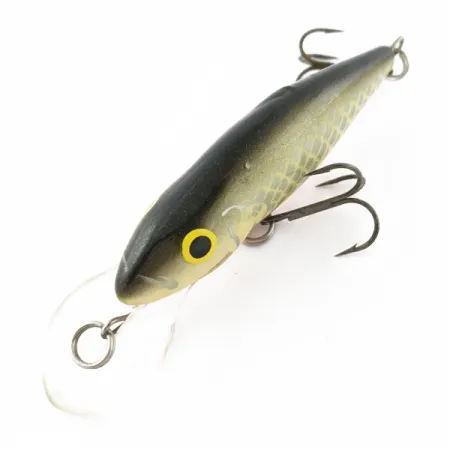 Vintage Salmo Perch 8 Floating minnow, 2/5oz Shad fishing lure #24345