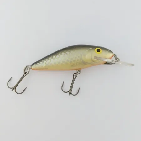 Vintage Salmo Perch 8 Floating minnow, 2/5oz Shad fishing lure #24345