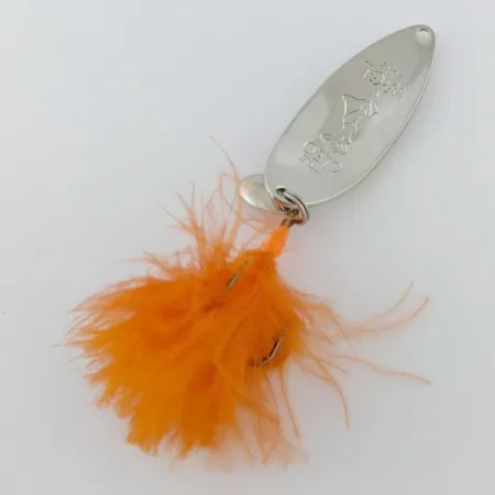 Vintage Seneca Little Cleo (Hula Girl), 1/2oz nickel/blue fishing spoon #24349