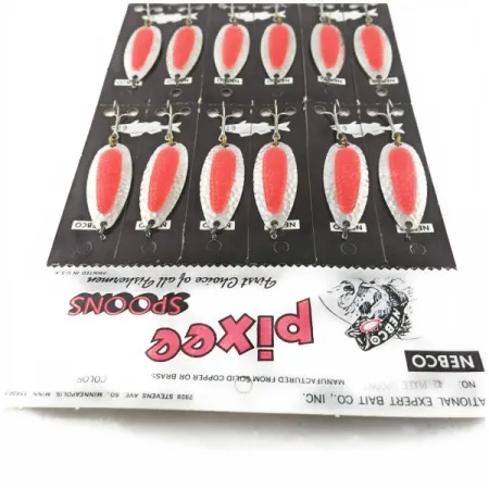 Vintage Nebco Pixee Spoon, Nickel Orange UV, 1/2 oz (14 g), #24561