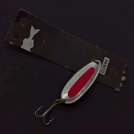 Vintage Nebco Pixee Spoon, Nickel Red UV, 1/4 oz (7 g), #24562