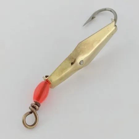 Vintage James E. Clark Clark Spoon 00, 1/8oz gold fishing spoon #24355