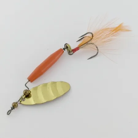 Vintage Worth #301, 1/3oz red/black/gold spinning lure #24357