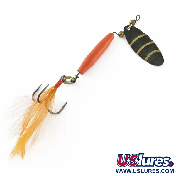 Vintage   Worth #301, 1/3oz red/black/gold spinning lure #24357