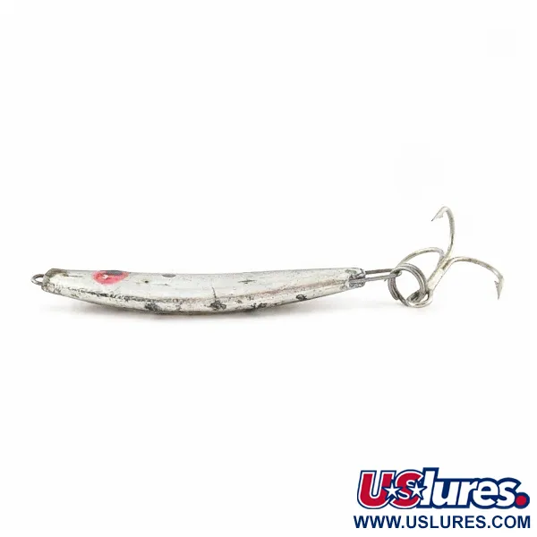 Vintage  Mann's Bait  Mann's Mann O Lure jig​, 1oz Nickel fishing spoon #24358