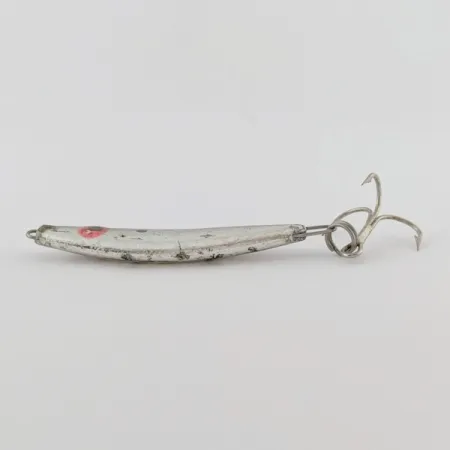 Vintage Mann's Bait  Mann's Mann O Lure jig​, 1oz Nickel fishing spoon #24358