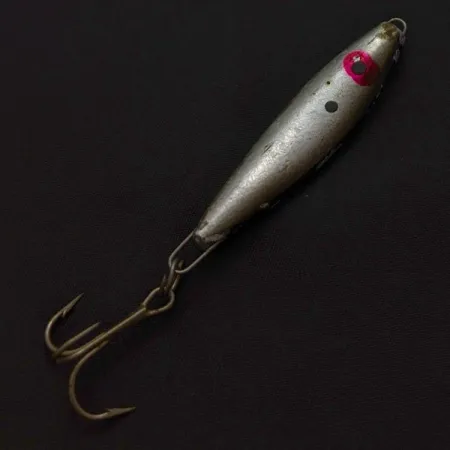 Vintage Mann's Bait  Mann's Mann O Lure jig​, 1oz Nickel fishing spoon #24358