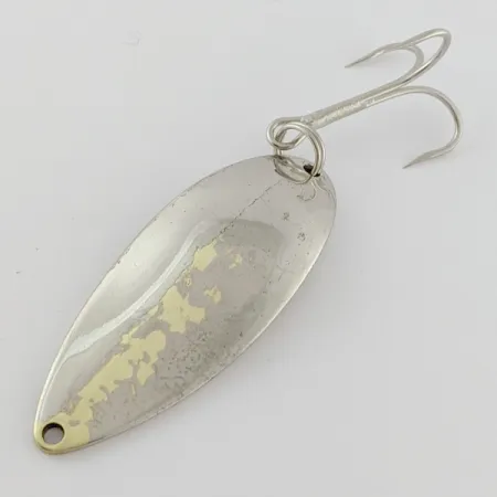 Vintage Seneca Little Cleo (Hula Girl), 3/4oz Nickel/gold fishing spoon #24360