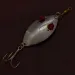 Vintage   Hofschneider Red Eye Wiggler, 1oz silver/brass/red eyes fishing spoon #24361