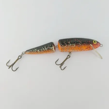 Vintage Salmo Whitefish WF18  Custom Painted , 3/5oz black/red glitter fishing lure #24363