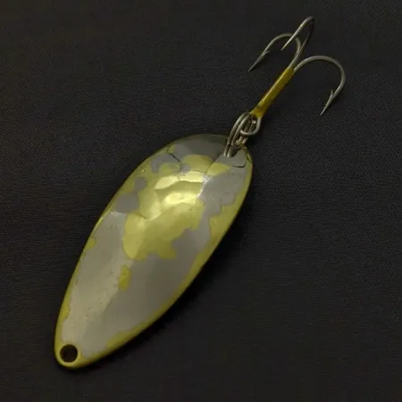 Vintage Seneca Little Cleo (Hula Girl), 1/2oz Nickel/gold fishing spoon #24365