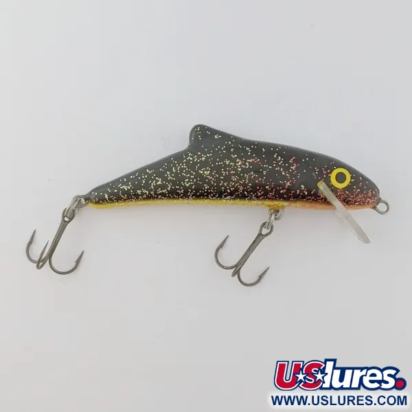 Vintage   Salmo Skinner 10, 1/2oz black/red/glitter fishing lure #24366