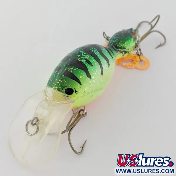 Vintage   Renosky Lures Guido's Double Image, 1/3oz Green Tiger fishing lure #24368