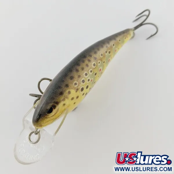 Vintage   Salmo Executor  7 Shallow, 1/4oz Brown Trout fishing lure #24370