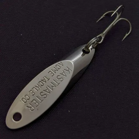 Vintage Acme Kastmaster, 1/8oz nickel fishing spoon #24371