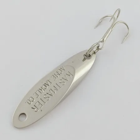 Vintage Acme Kastmaster, 1/8oz nickel fishing spoon #24371
