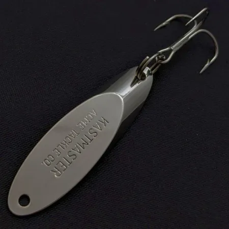 Vintage Acme Kastmaster, 1/4oz nickel fishing spoon #24372