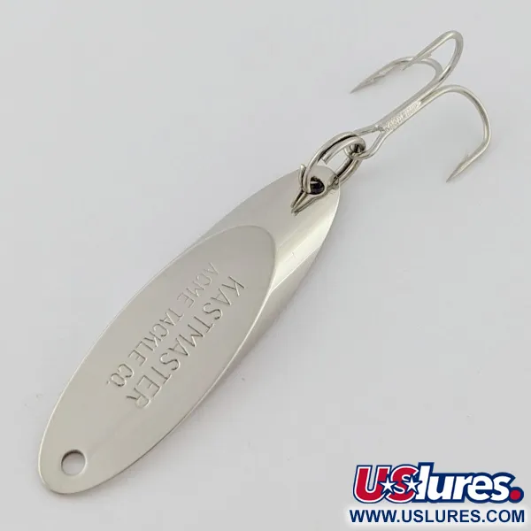 Vintage  Acme Kastmaster, 1/4oz nickel fishing spoon #24372