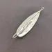 Vintage   Johnson Silver Minnow Weedless, 3/4oz silver fishing spoon #24375