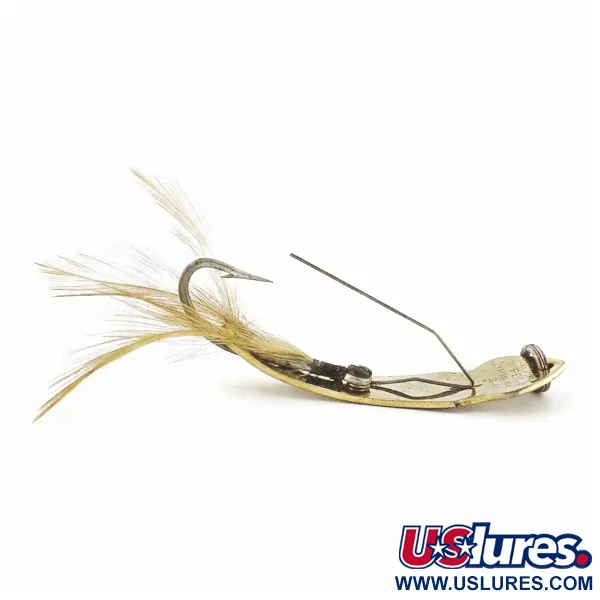 Vintage   Tony Accetta Pet Spoon 14, 1/4oz gold fishing spoon #24381