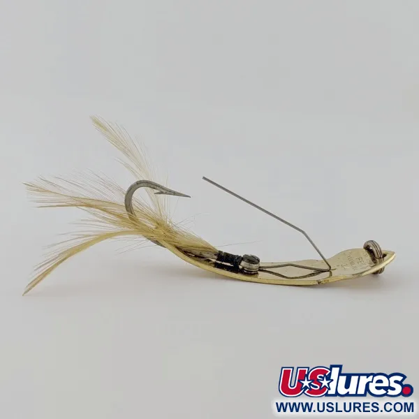 Vintage   Tony Accetta Pet Spoon 14, 1/4oz gold fishing spoon #24381