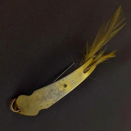 Vintage Tony Accetta Pet Spoon 14, 1/4oz gold fishing spoon #24381